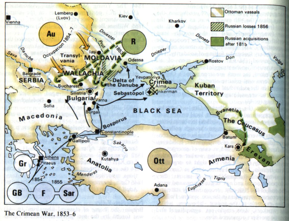 The Crimean War  (October 1853 – February 1856)